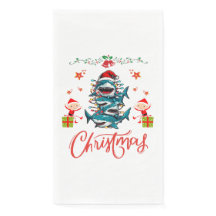 Navidades de pieles de tiburón Gorra Navidad