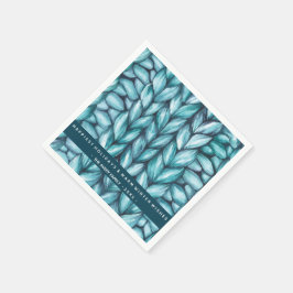 Servilleta De Papel Navidades de punto personalizado