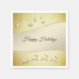 Servilleta De Papel Navidades de reno de Sleigh balls Papel Napkin