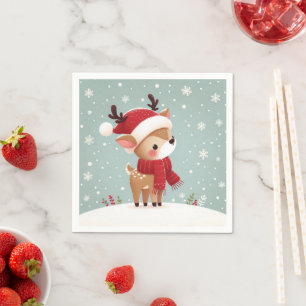 Servilleta De Papel Navidades de renos
