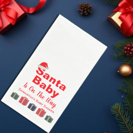 Servilleta De Papel Navidades de Santa Bebé Baby Shower