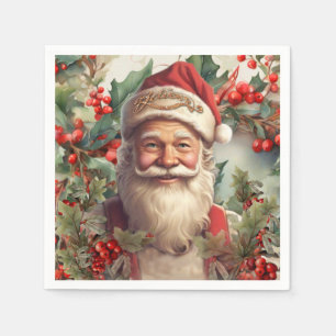Servilleta De Papel Navidades de Santa Claus Saint Nicholas