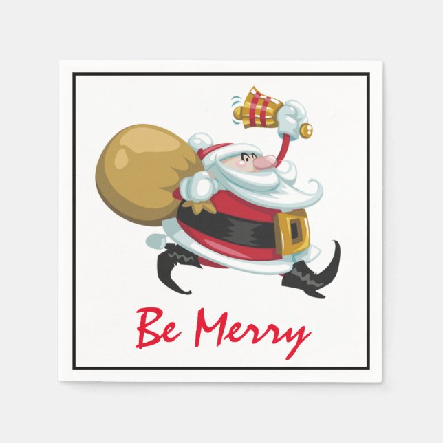 Servilleta De Papel Navidades de Santa María (Anverso)