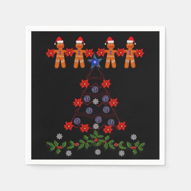 Servilleta De Papel Navidades de servilletas de papel (Anverso)