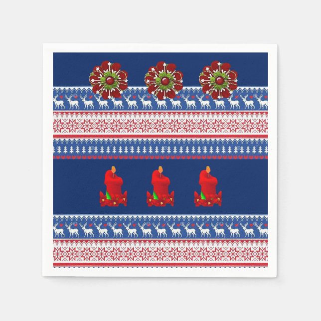 Servilleta De Papel Navidades de servilletas de papel (Anverso)