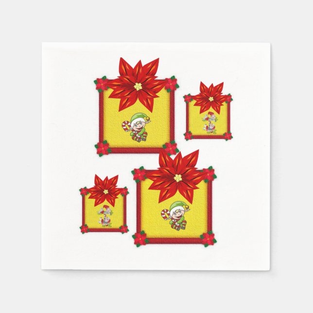 Servilleta De Papel Navidades de servilletas de papel (Anverso)
