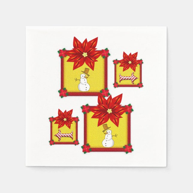 Servilleta De Papel Navidades de servilletas de papel (Anverso)