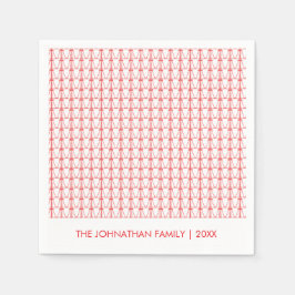 Servilleta De Papel Navidades de Silhouette de Cute Coconut Trees