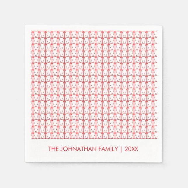 Servilleta De Papel Navidades de Silhouette de Cute Coconut Trees (Anverso)