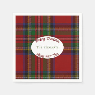 Servilleta De Papel Navidades de Stuart Plaid Tartán