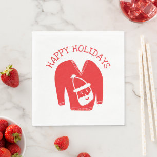 Servilleta De Papel Navidades de vacaciones de PERSONALIZADO suéter fe