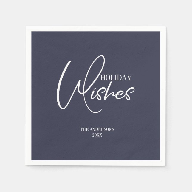 Servilleta De Papel Navidades de vacaciones Papel Napkin (Anverso)