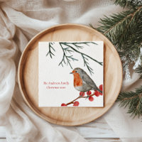 Navidades de vacaciones Robin Bird en inglés