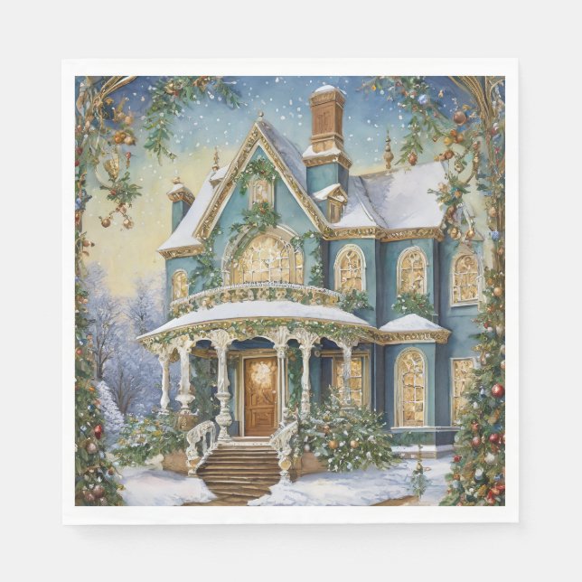 Servilleta De Papel Navidades de Victoria (Anverso)