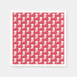 Servilleta De Papel Navidades de Winter Knit Stocking Paper Napkins