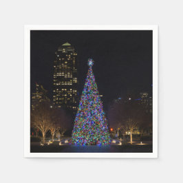 Servilleta De Papel Navidades Del Centro De Dallas