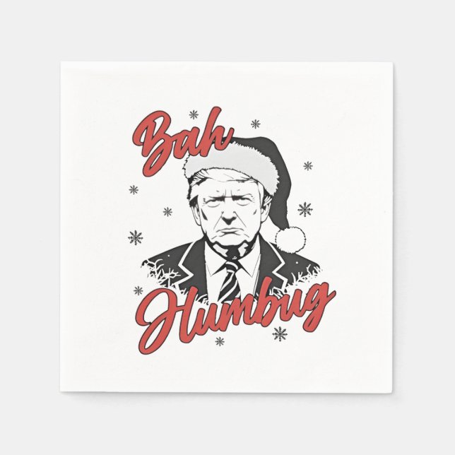 Servilleta De Papel Navidades del Día de la Inauguración de Trump (Anverso)