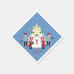 Servilleta De Papel Navidades del Día de Santa Lucía