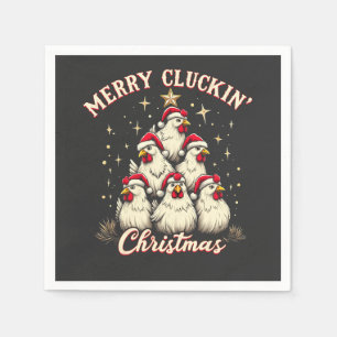Servilleta De Papel Navidades del Merry Clucking Ropa Funny