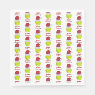 Servilleta De Papel Navidades Deportes de tenis Vacaciones