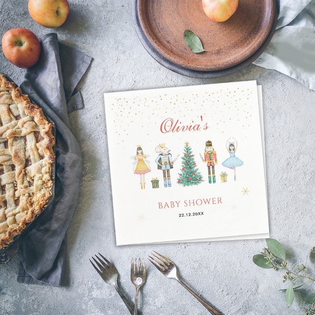 Servilleta De Papel Navidades desnucleadores Baby Shower Napkin (Subido por el creador)