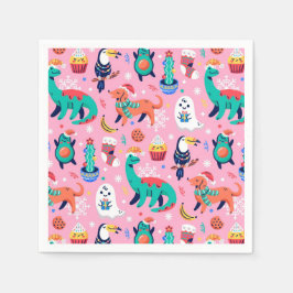 Servilleta De Papel Navidades divertidos