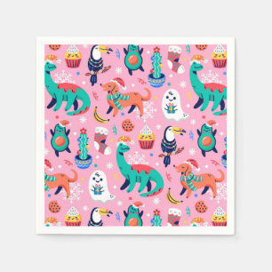 Servilleta De Papel Navidades divertidos