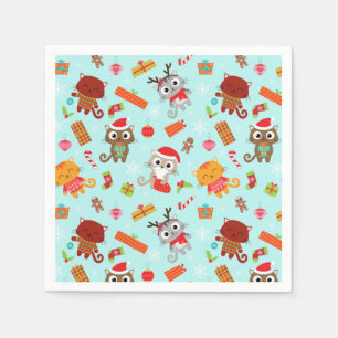 Servilleta De Papel Navidades divertidos