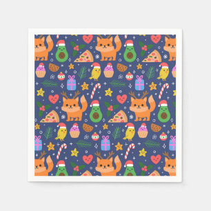 Servilleta De Papel Navidades divertidos