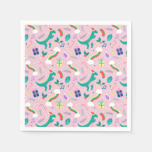 Servilleta De Papel Navidades divertidos (Anverso)