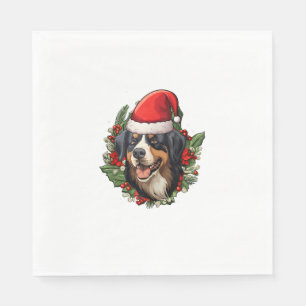 Servilleta De Papel Navidades divertidos Bernese Mountain Dog