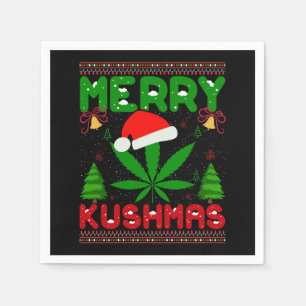 Servilleta De Papel Navidades divertidos de Merry Kushmas