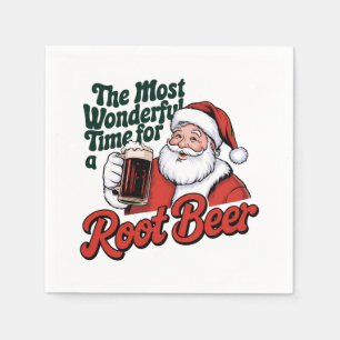 Servilleta De Papel Navidades divertidos fiesta de beber cerveza de ra