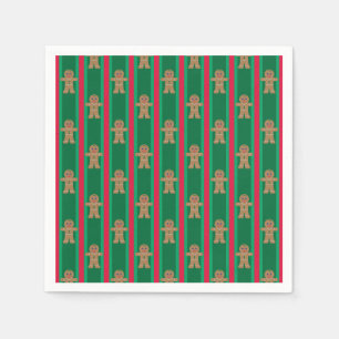 Servilleta De Papel Navidades divertidos y amables hombre pan de jengi