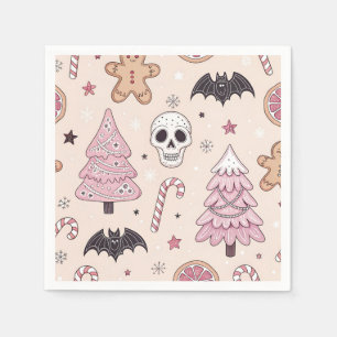 Servilleta De Papel Navidades emo del gótico Pastel