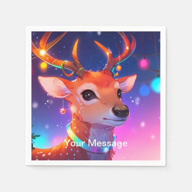 Servilleta De Papel Navidades encantados (Anverso)