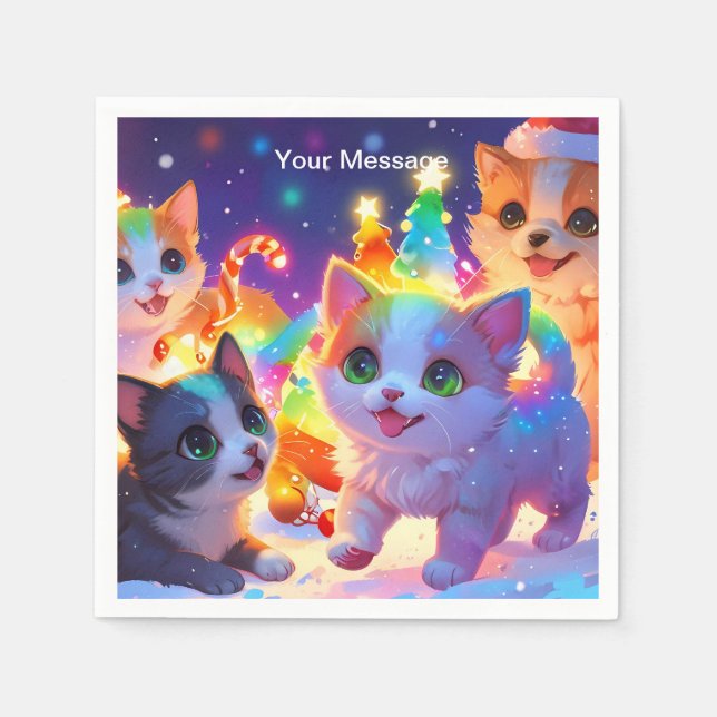 Servilleta De Papel Navidades encantados (Anverso)