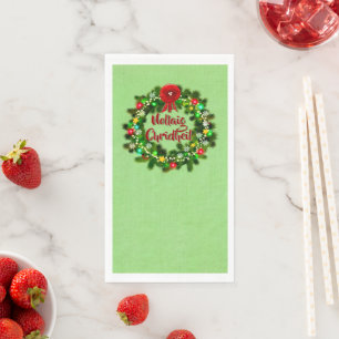 Servilleta De Papel Navidades escoceses de Nollaig Chridheil