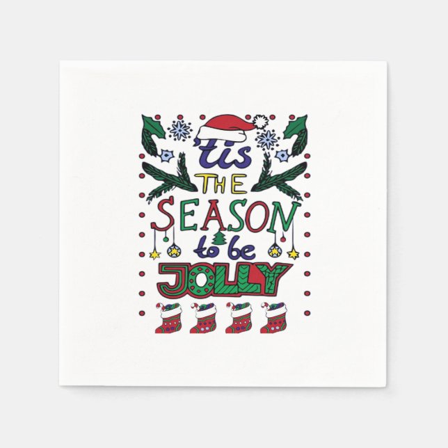 Servilleta De Papel Navidades Esta Temporada (Anverso)