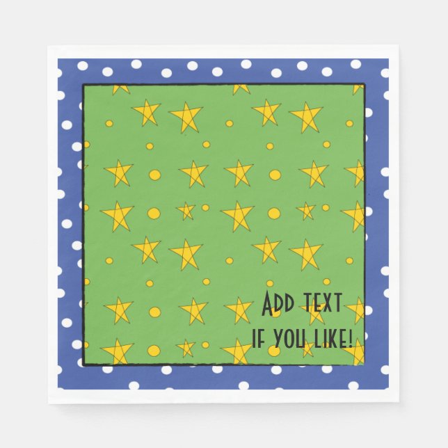 Servilleta De Papel Navidades Estándar Santa/Napkin Personalize (Anverso)