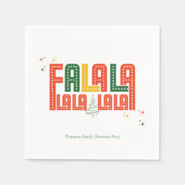 Servilleta De Papel Navidades familiares Karaoke Church Carols Service