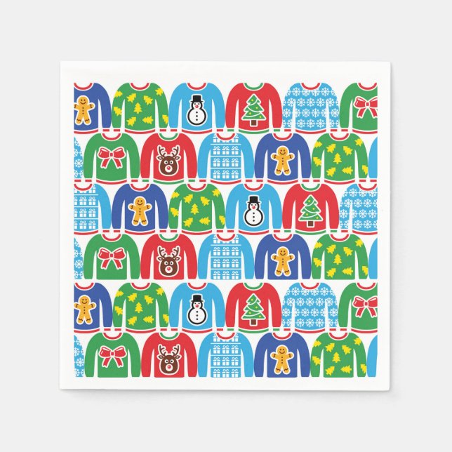 Servilleta De Papel Navidades feos Fiesta  Fiesta Na (Anverso)