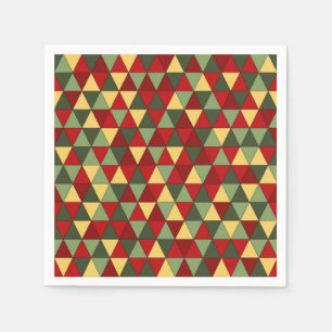 Servilleta De Papel Navidades feos suéter tema triángulos servilletas