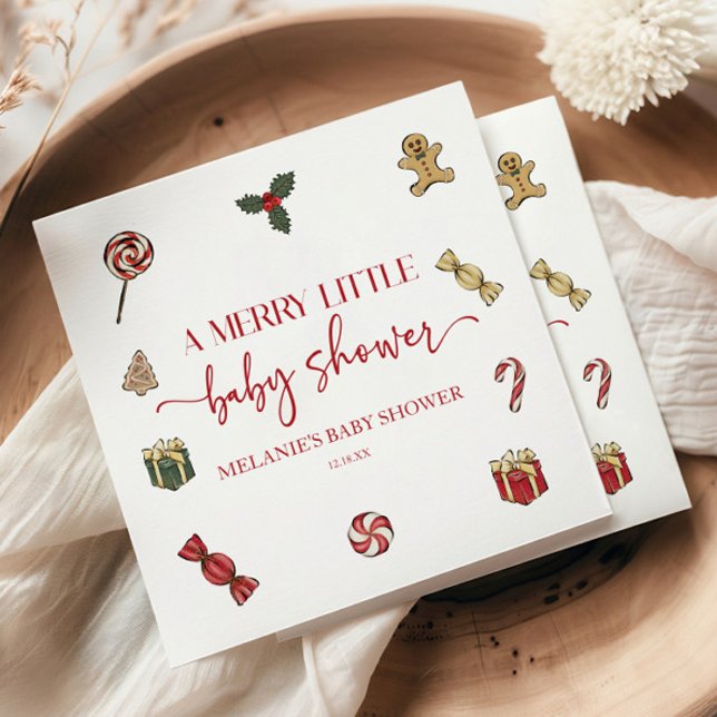 Servilleta De Papel Navidades festejan un poco más de Baby Shower (Subido por el creador)