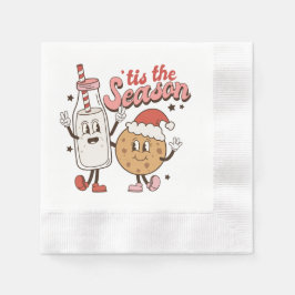 Servilleta De Papel Navidades festivos galletas de leche