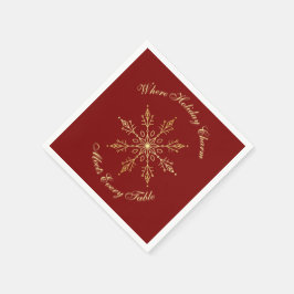 Servilleta De Papel Navidades festivos | Mesa de fiestas de vacaciones