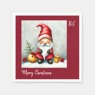 Servilleta De Papel Navidades festivos y acogedores enmascarados