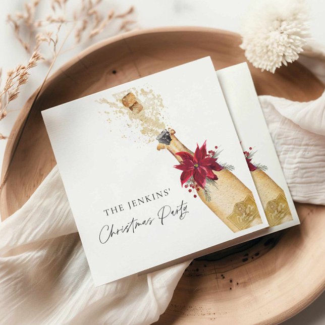 Servilleta De Papel Navidades Fiesta de cócteles (Christmas Cocktail Party Paper Napkins)