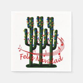 Servilleta De Papel Navidades Fiesta Feliz Navida Fiesta Cóctel