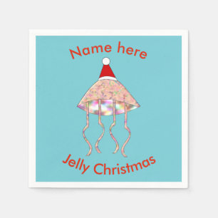 Servilleta De Papel Navidades Fiesta Jellyfish Personalizado Papel ser